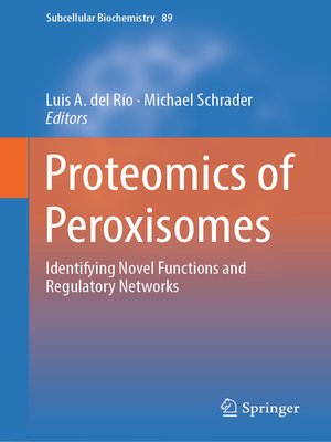 cover image of Proteomics of Peroxisomes
